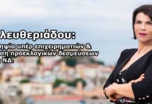 Σ. Ελευθεριάδου: Μεροληψία υπέρ επιχειρηματιών & ακύρωση προεκλογικών δεσμεύσεων από τη ΝΔ.