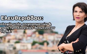 Σ. Ελευθεριάδου: Μεροληψία υπέρ επιχειρηματιών & ακύρωση προεκλογικών δεσμεύσεων από τη ΝΔ.