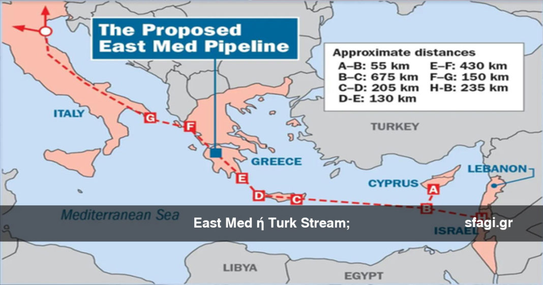 East Med ή Turk Stream;