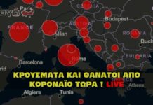 Κρούσματα κοροναϊού στην Ελλάδα τώρα.