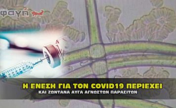 Οι ενέσεις για τον COVID19 περιέχουν ακόμα ζωντανά αυγά παρασίτων