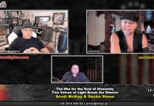 Scott McKay & Sacha Stone – Πόλεμος για την Ψυχή της Ανθρωπότητας Scott McKay και Sacha Stone σε συνέντευξη για τον «Πόλεμο για την Ψυχή της Ανθρωπότητας»