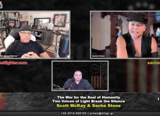 Scott McKay & Sacha Stone – Πόλεμος για την Ψυχή της Ανθρωπότητας Scott McKay και Sacha Stone σε συνέντευξη για τον «Πόλεμο για την Ψυχή της Ανθρωπότητας»